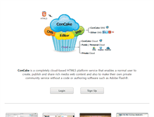 Tablet Screenshot of concake.com